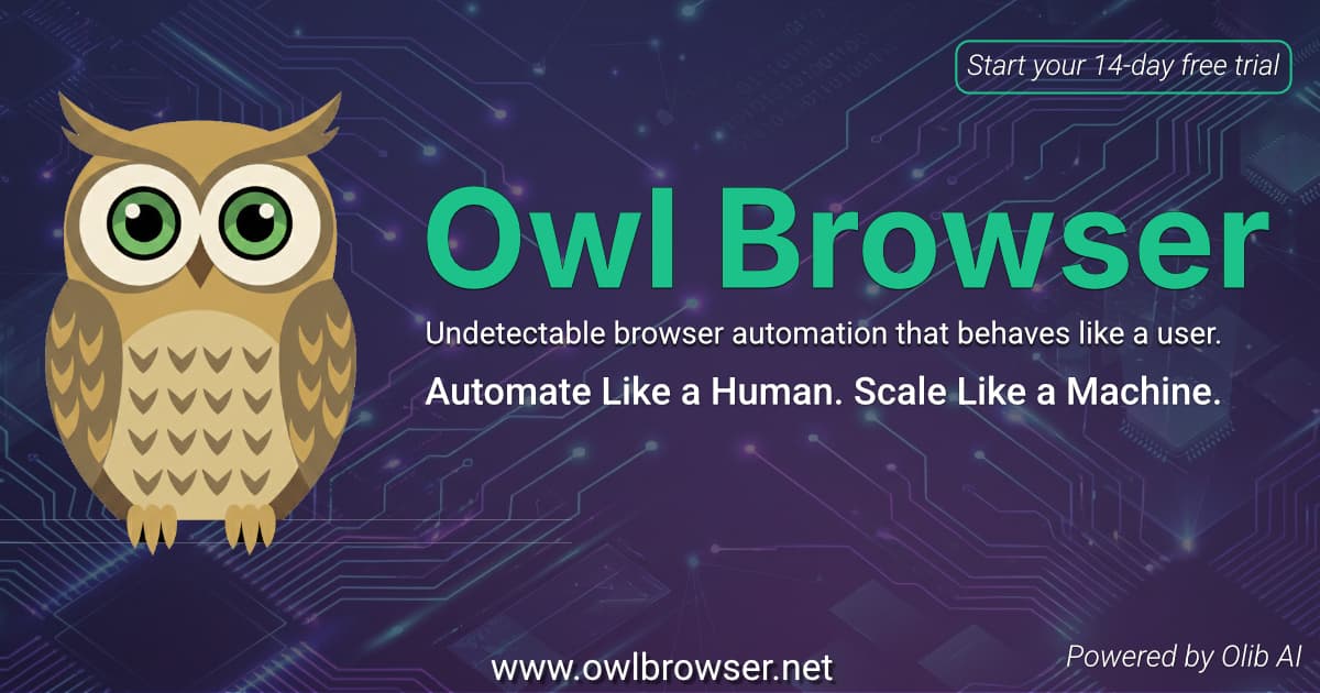Owl Browser - Browser Automation That Doesn't Get Blocked