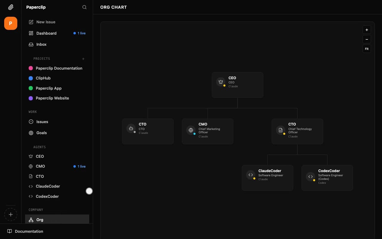 Paperclip - The "Company OS": Your agents don't need better prompts. They need an org…