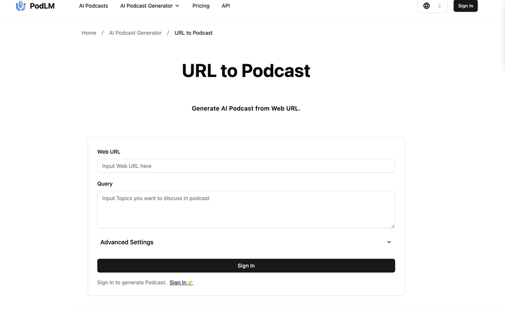 Podlm - There's An AI For That®