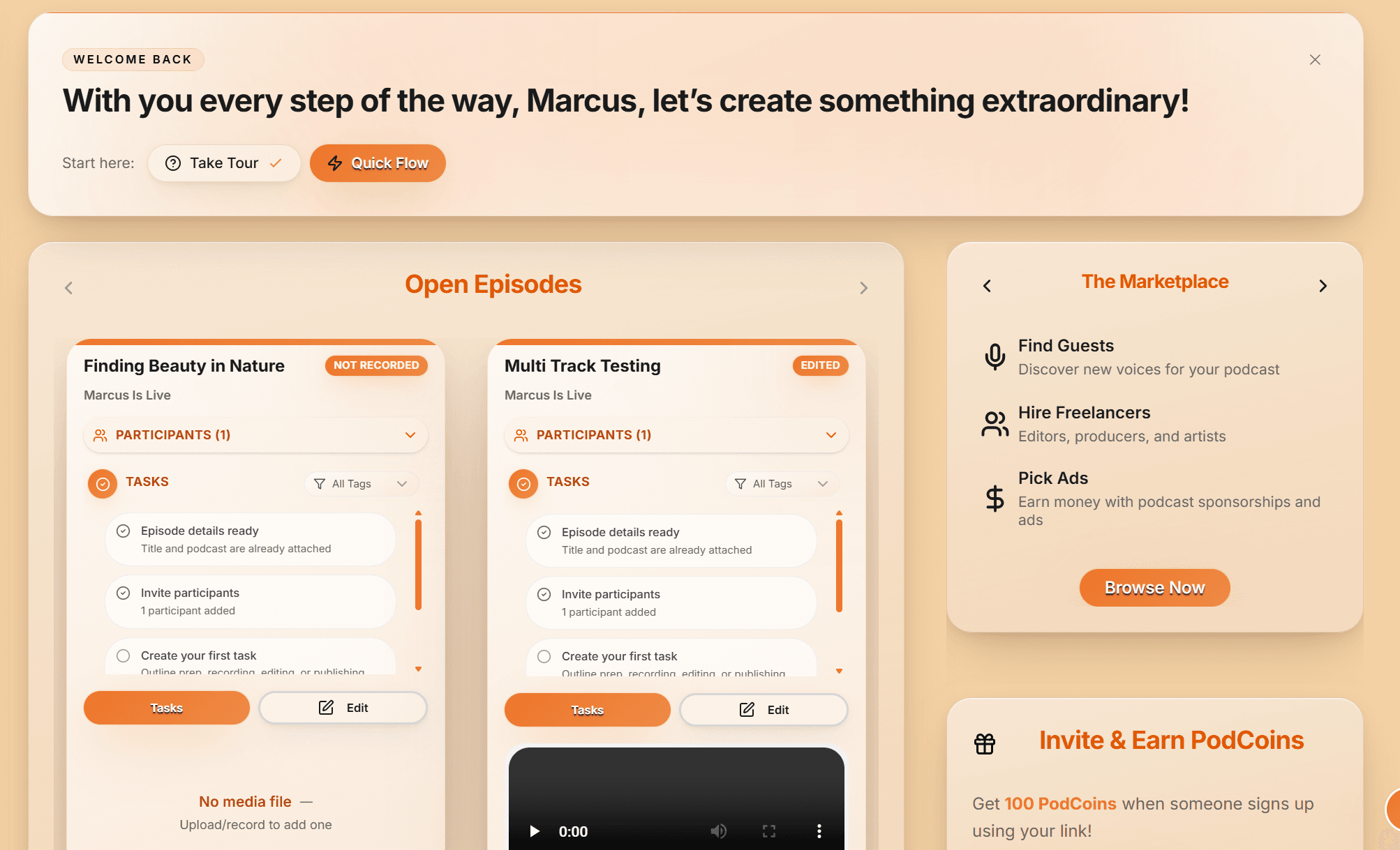 AI Podcast Recording, Editing & Publishing