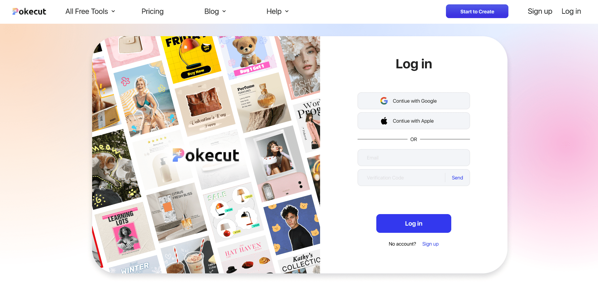Log in