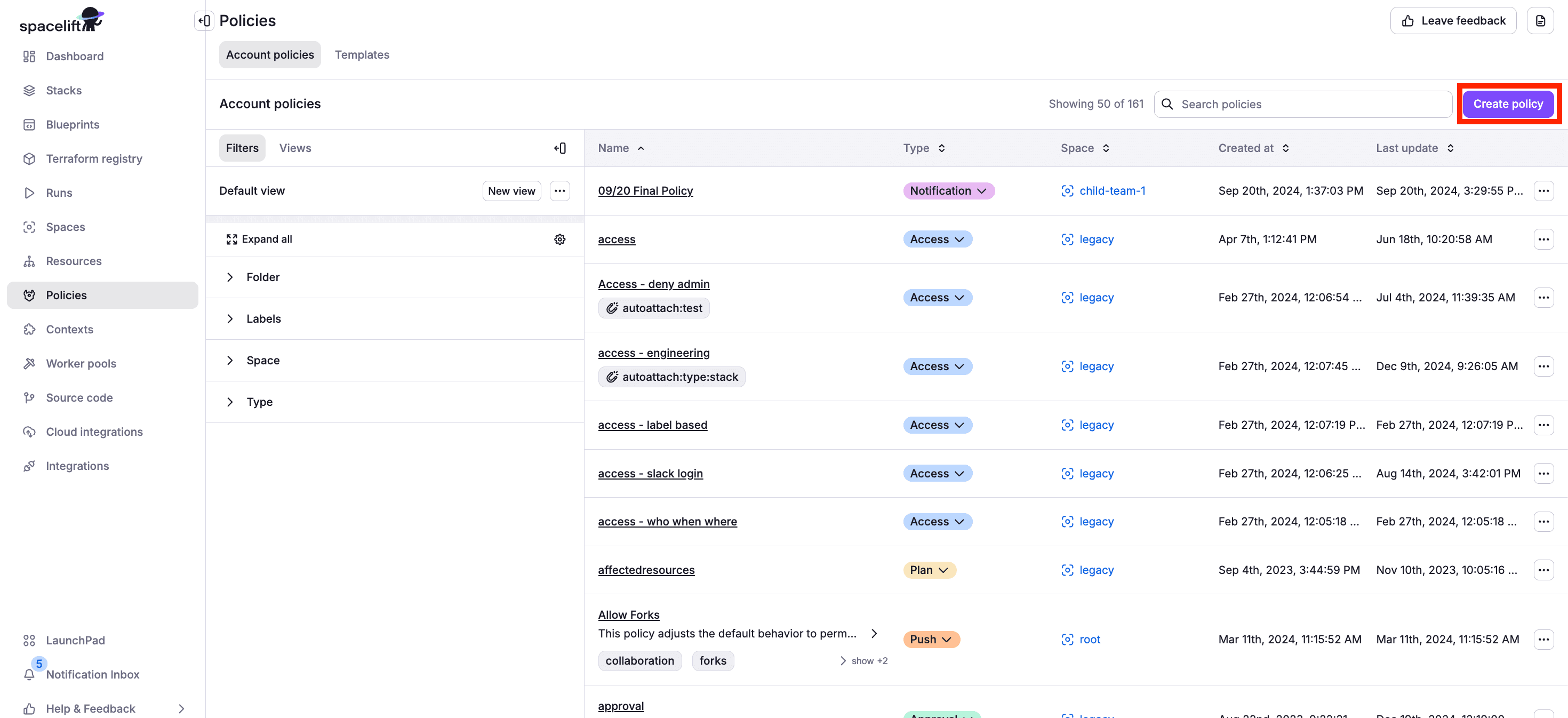 Policy - Spacelift Documentation