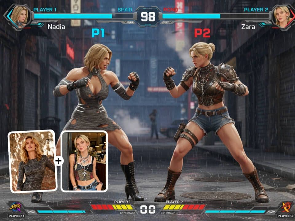 AI Street Fighter Effect: Create Fighting Game Art Free