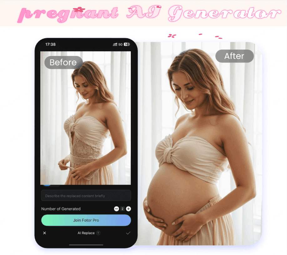 Top 4 Pregnant AI Generators to See Your Pregnant Belly