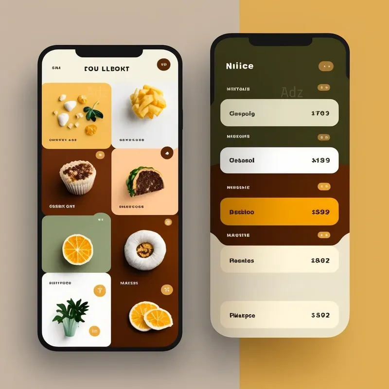 Mobile App Ux Ui Design Ideas Midjourney Prompt