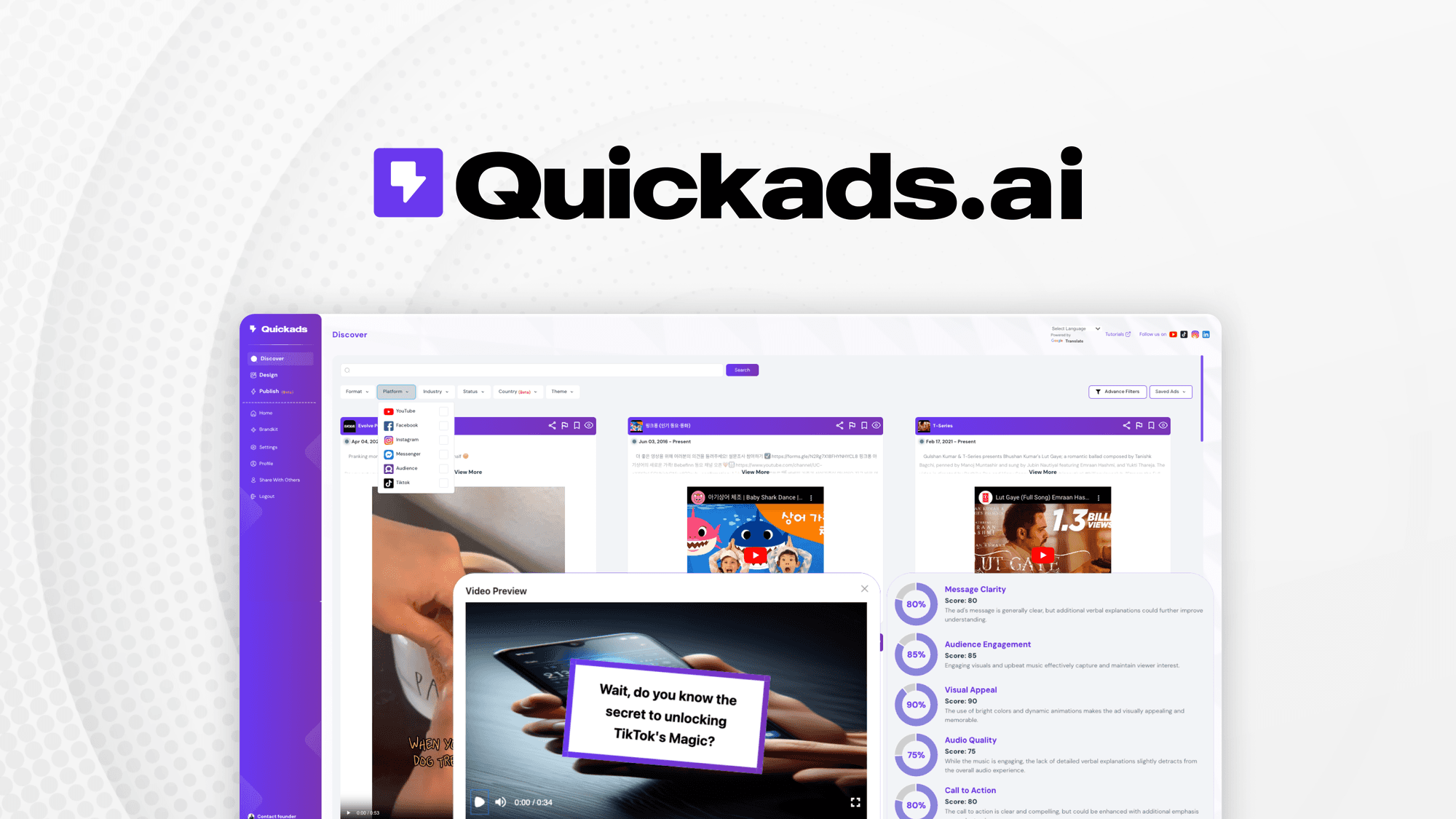 QuickAds - Analyze and create market-tested ads