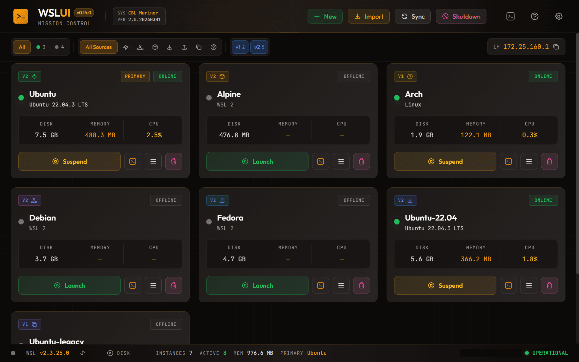 WSL UI (WSLUI)