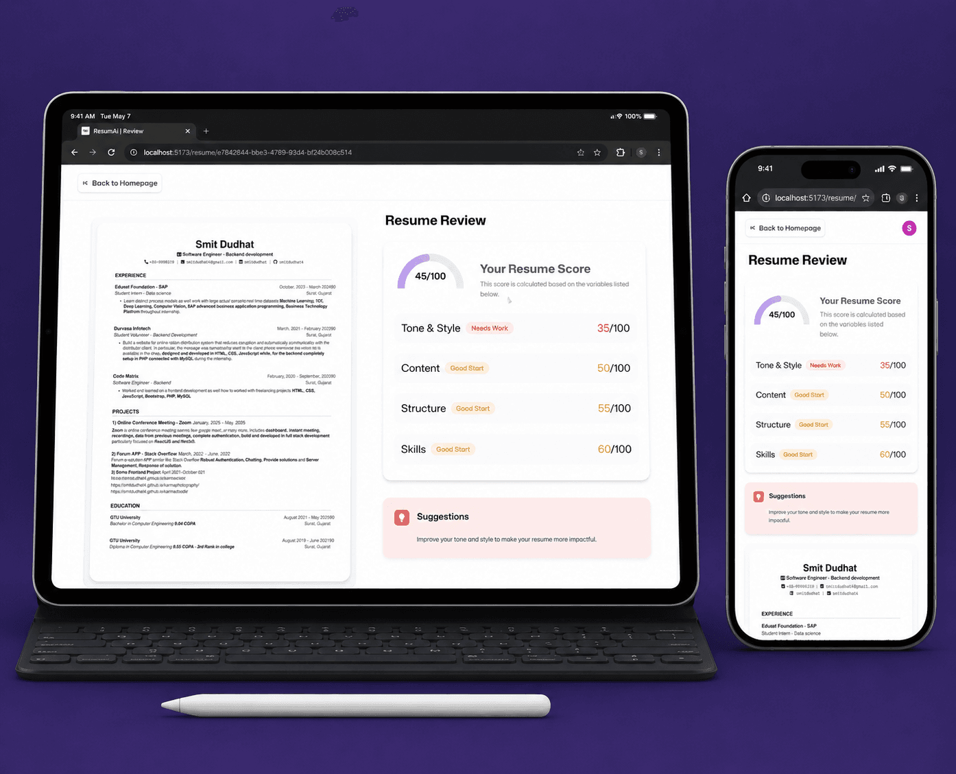 ResumAi — Advanced ATS System for CVs