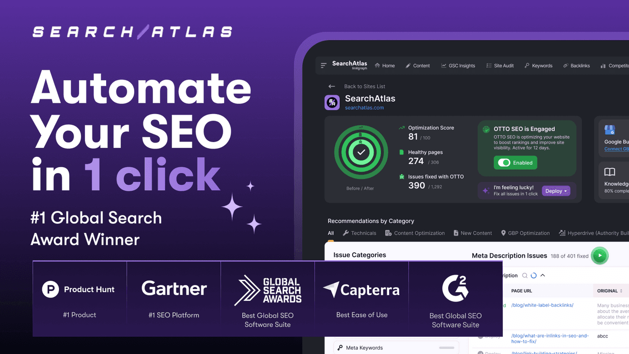Search Atlas - SEO App with integrated OTTO AI & one-click publishing