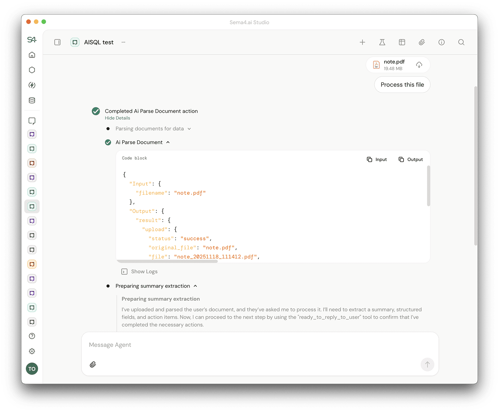 Observability and debugging agents