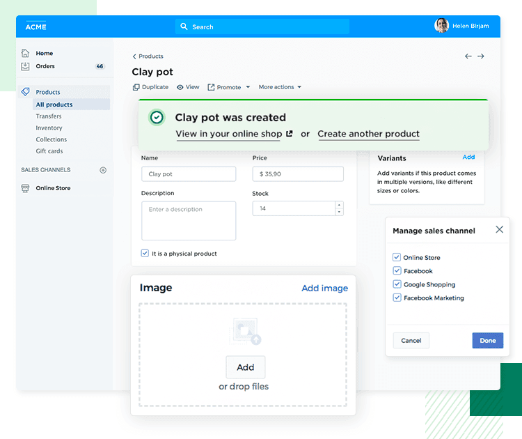Shopify UI Kit: quick and easy prototyping for free