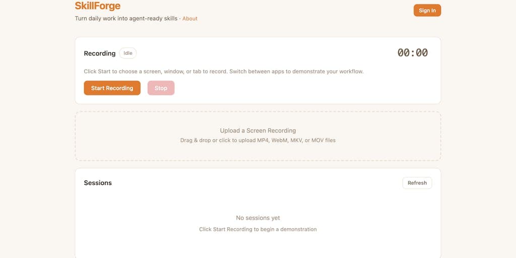 SkillForge: Turn Screen Recordings into Agent-Ready Skills