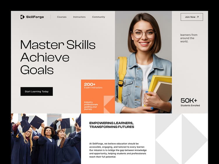 SkillForge - Education website