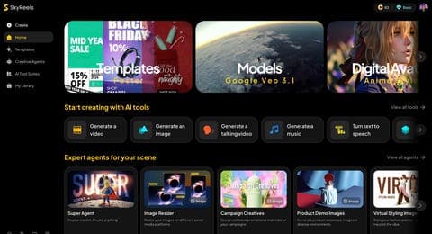 SkyReels, A Generative AI Tool For Creative Marketing