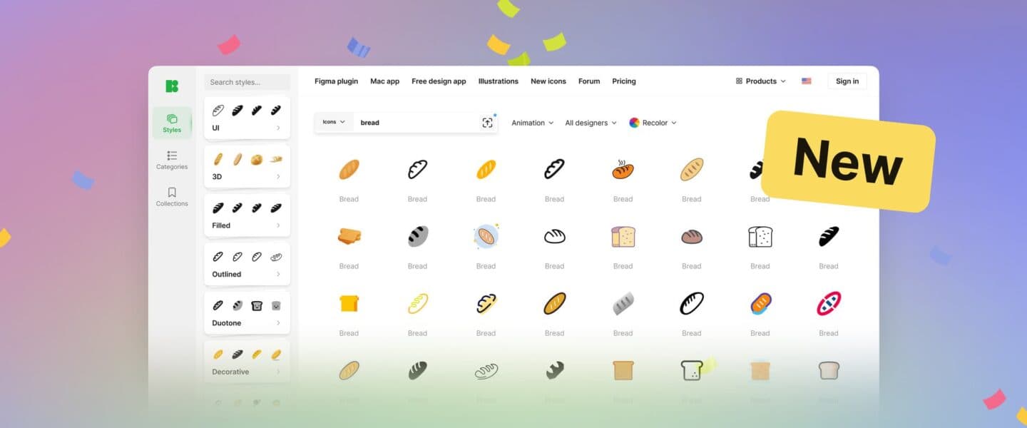 Clear, intuitive, convenient: big UI update in the Icons library
