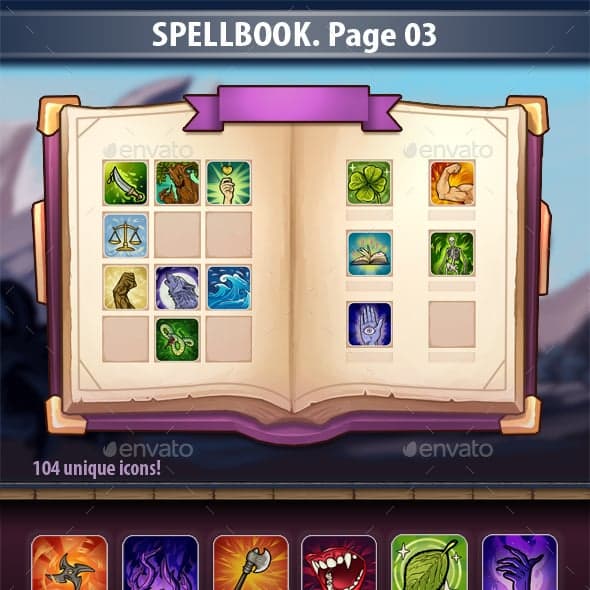Spellbook Game Assets