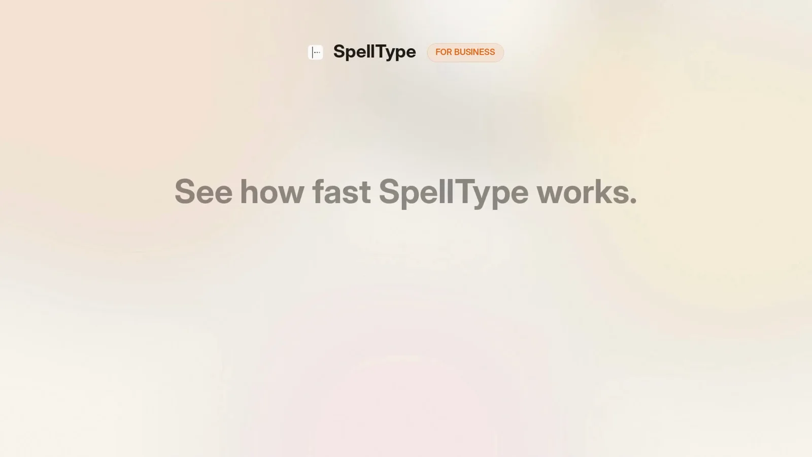 SpellType for Business