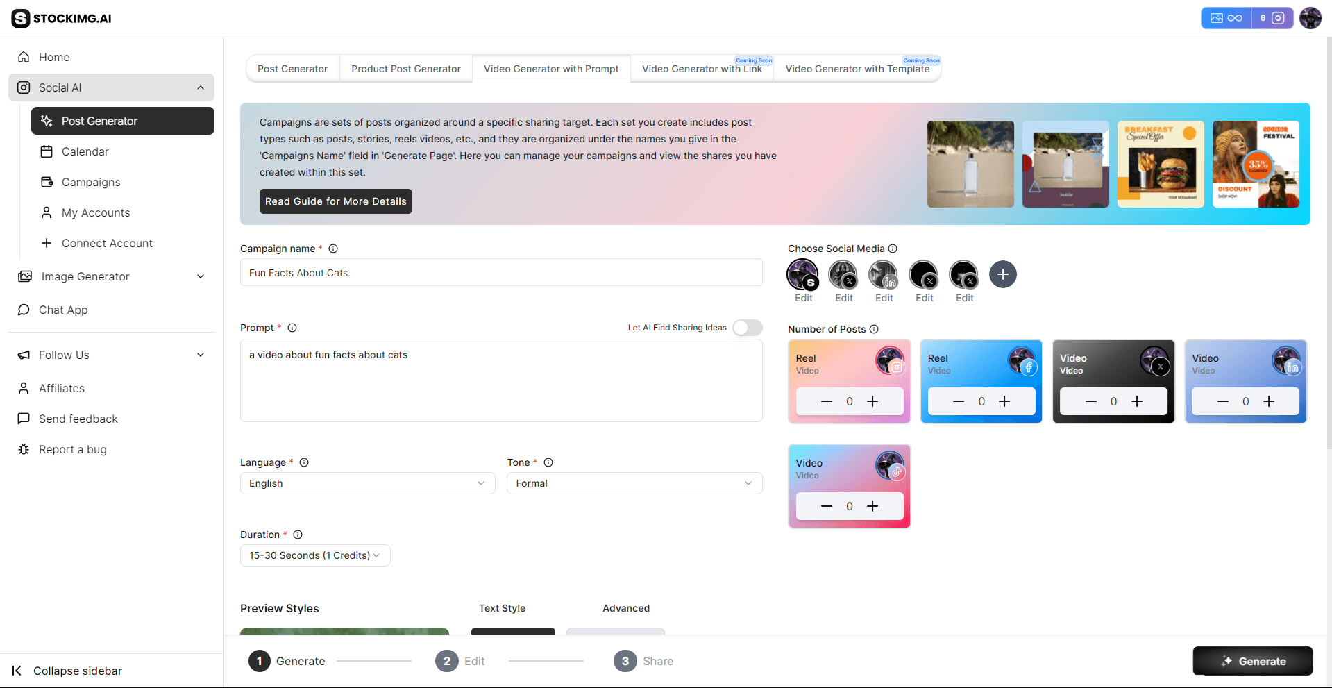 How to Use Stockimg Dashboard