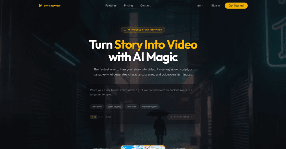 Video to animation