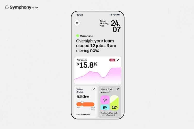 Introducing Symphony by Wix AI Team Assistants