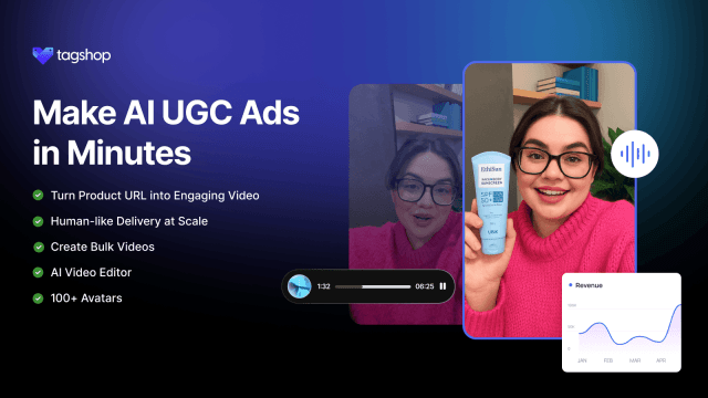 Tagshop Launches AI UGC Video Feature to Revolutionize Content Creation for D2C Brands
