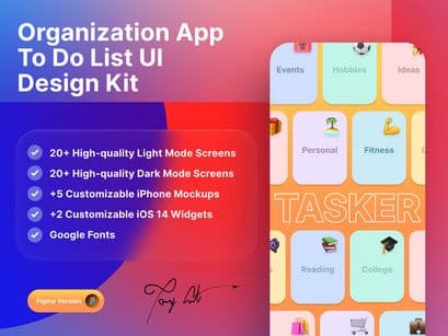 Tasker - To Do List / Task Management App