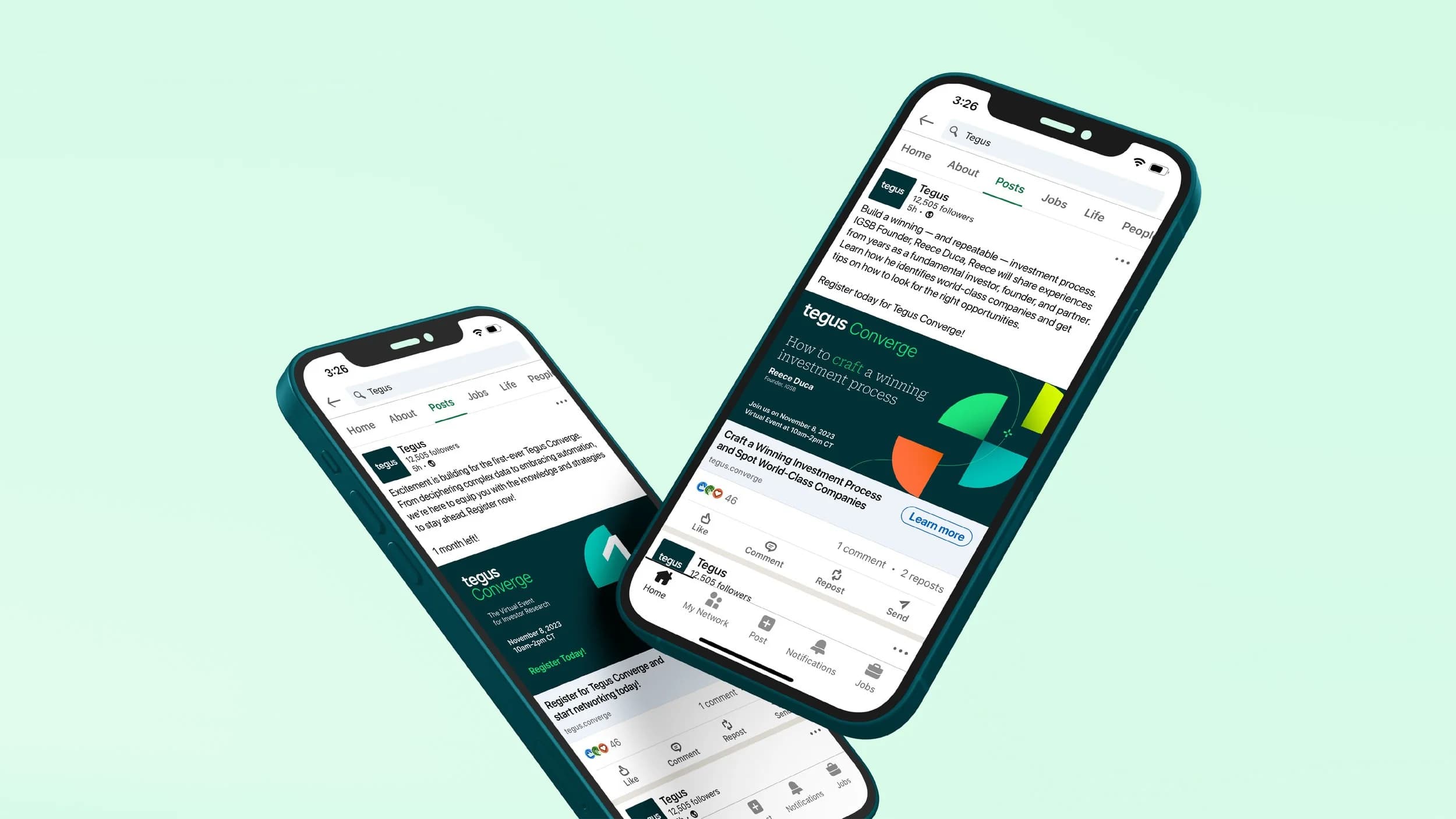 Tegus brand platform