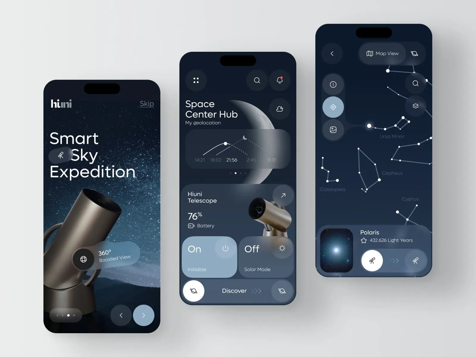 Hiuni IoT Smart Telescope Mobile App
