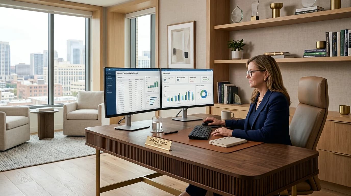 Website Design for Accounting Firms Connected to Intake