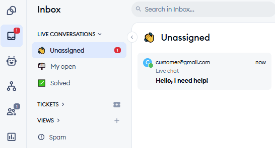 Start using the Tidio panel