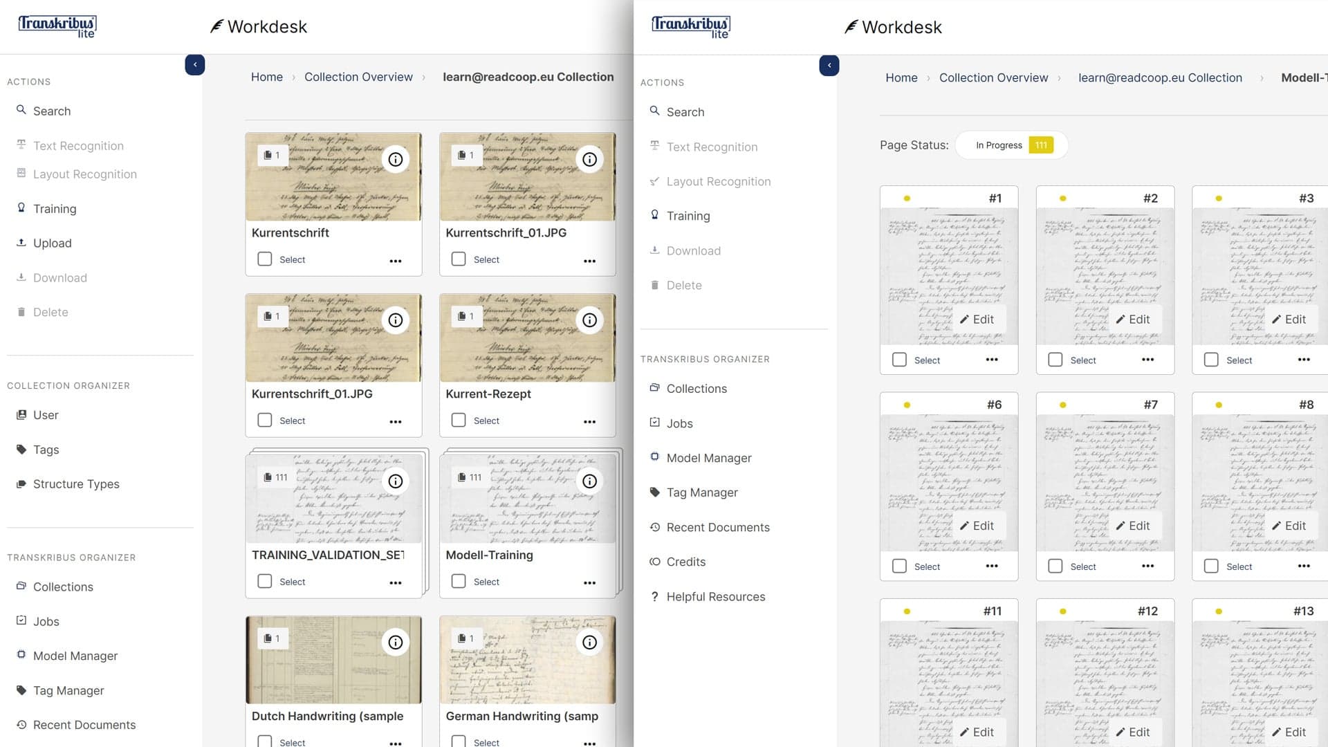 Transkribus Lite 2.3. – New Features: Smart Search, Tag Manager, and Layout Relations