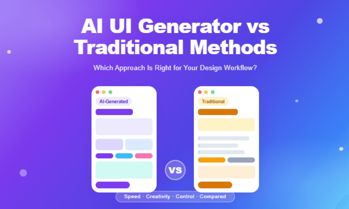AI UI Generator vs Traditional Methods: Who Wins?