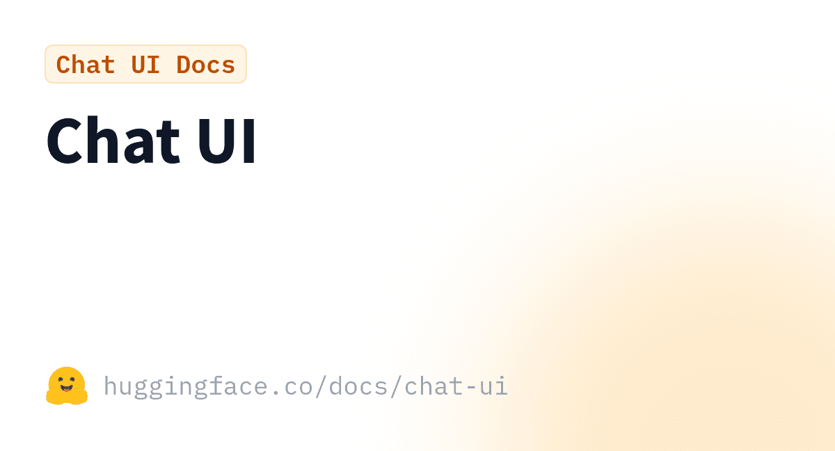 Chat UI · Hugging Face