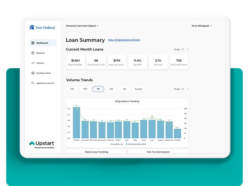 Upstart Referral Network for personal lending