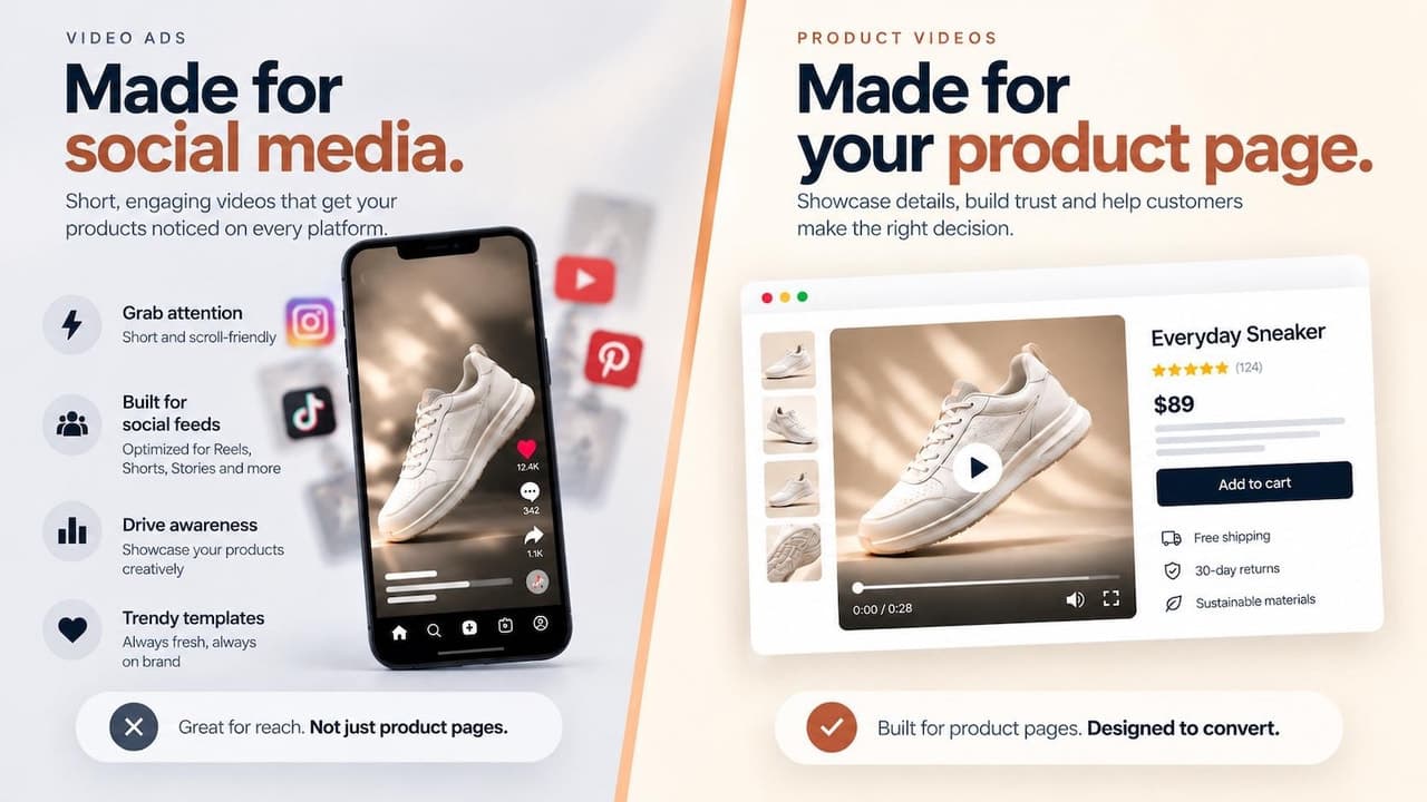 Vidoo ‑ AI Product Video Maker - Automated AI-Powered Product Videos for Your Online S…