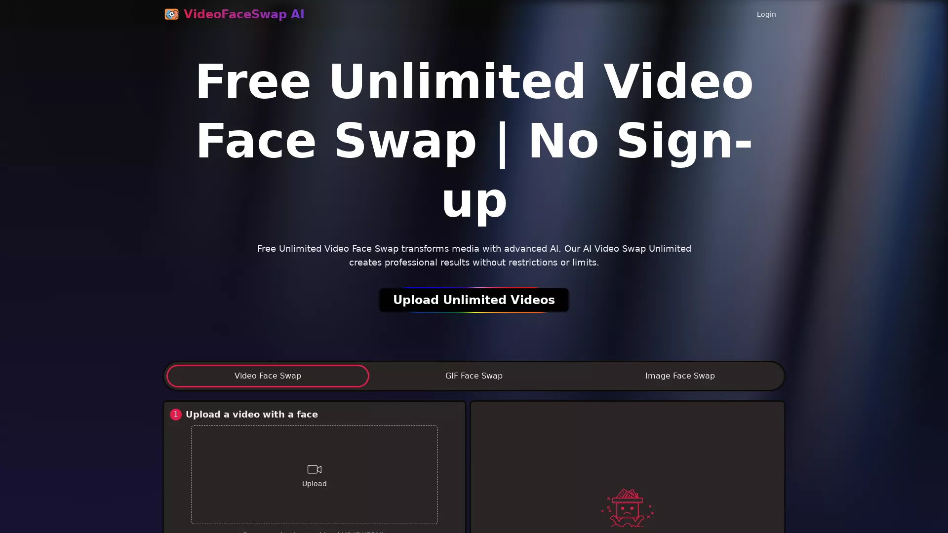 AI Facial Replacement Tool