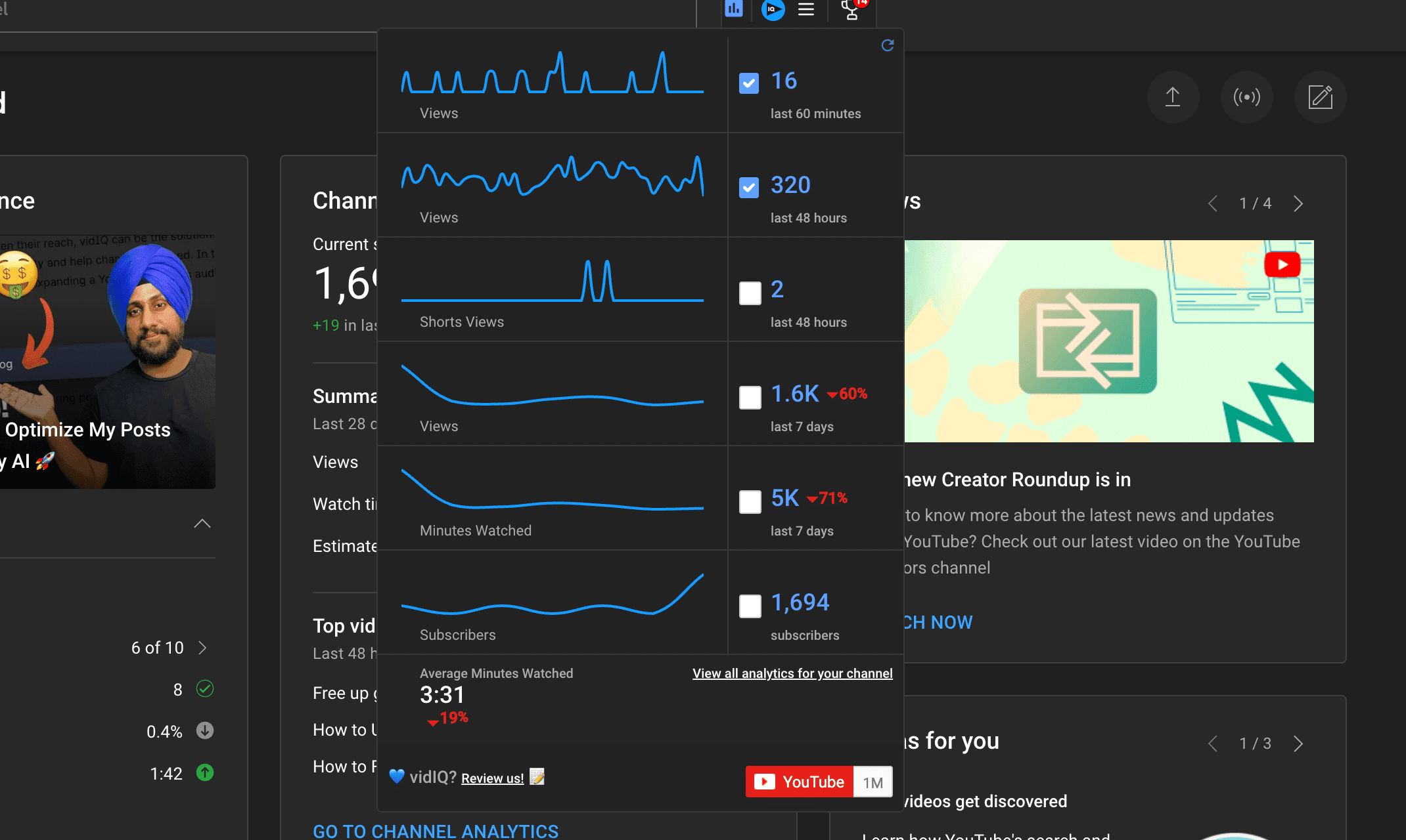 VidIQ Review 2025: How I Got 100k+ Views Using It?