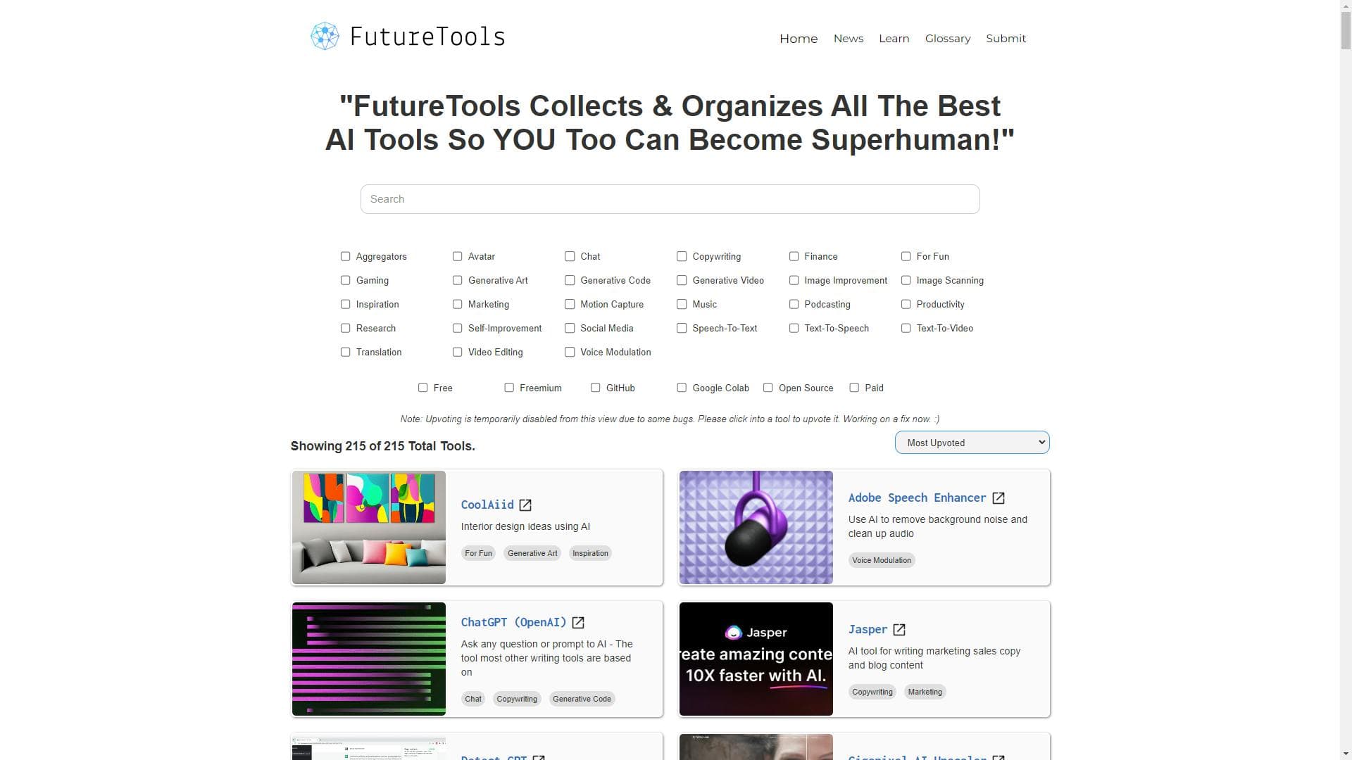 FutureTools.io: Find The Exact AI Tool For Your Needs