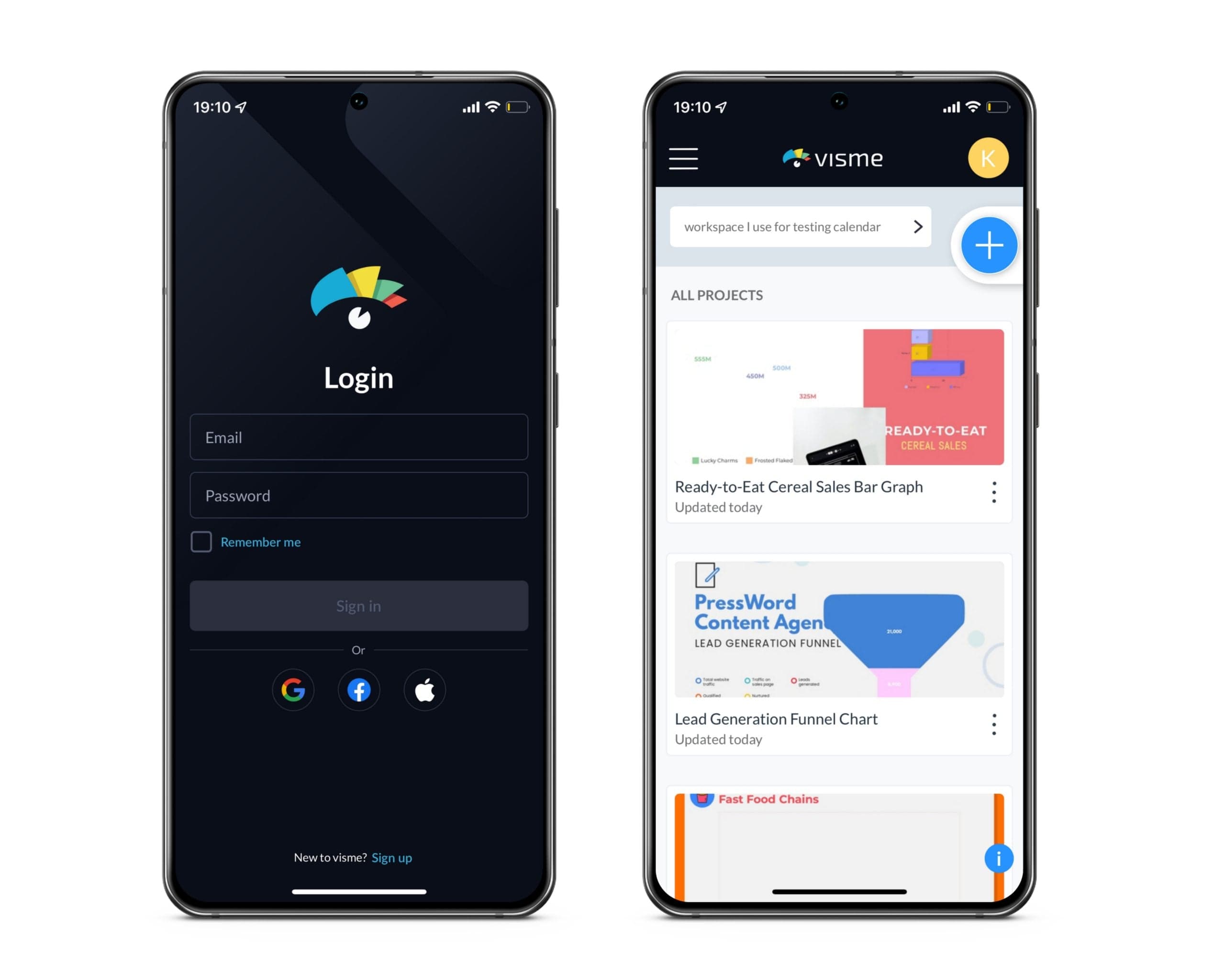 Using Visme iOS App to Design on the Go