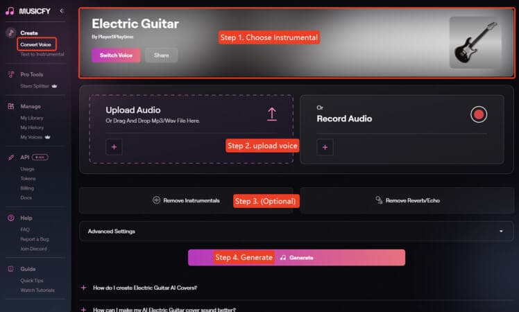 AI Voice to Instrument