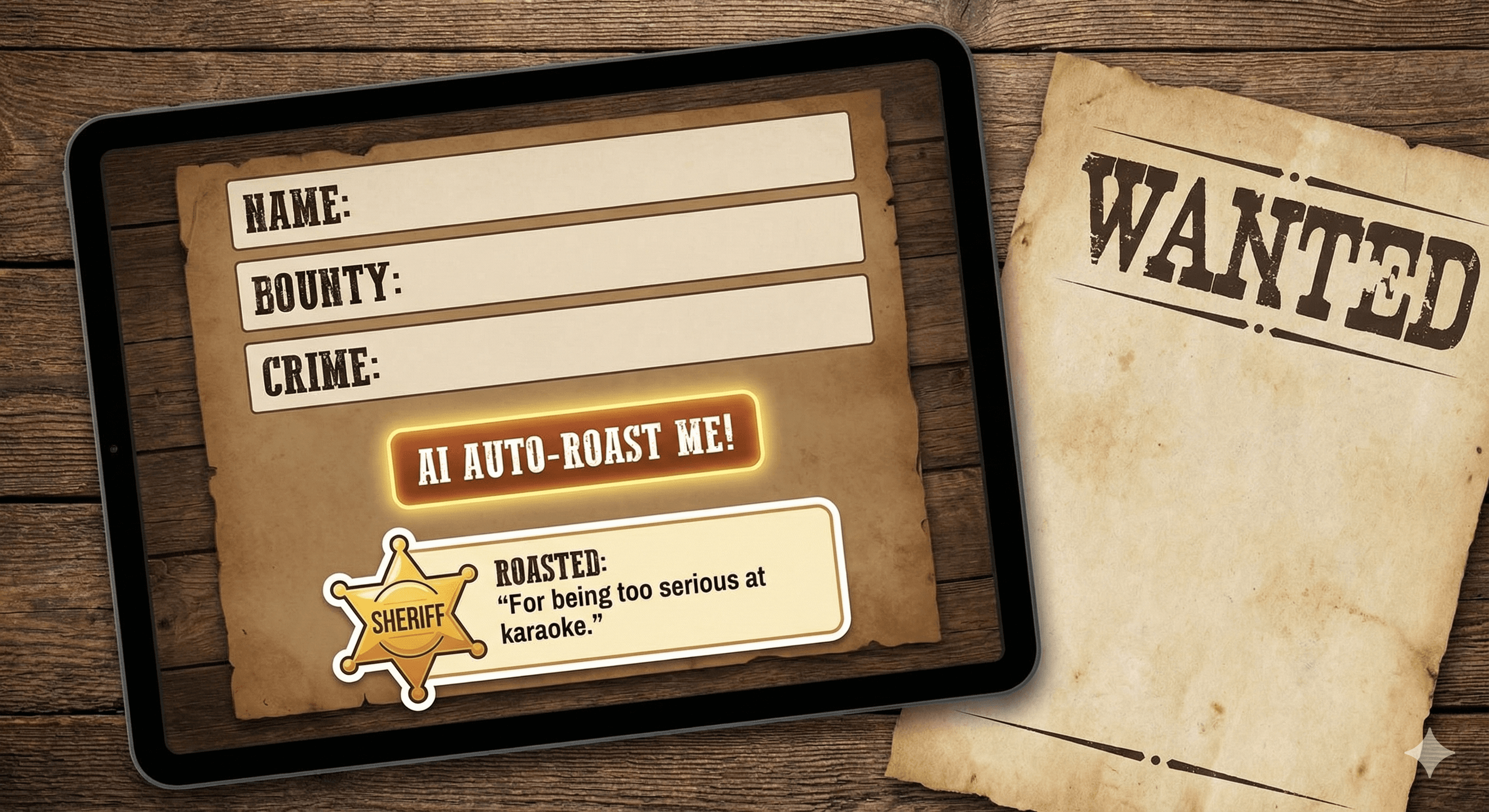 Wanted Poster AI - Create Realistic Western Wanted Posters with AI