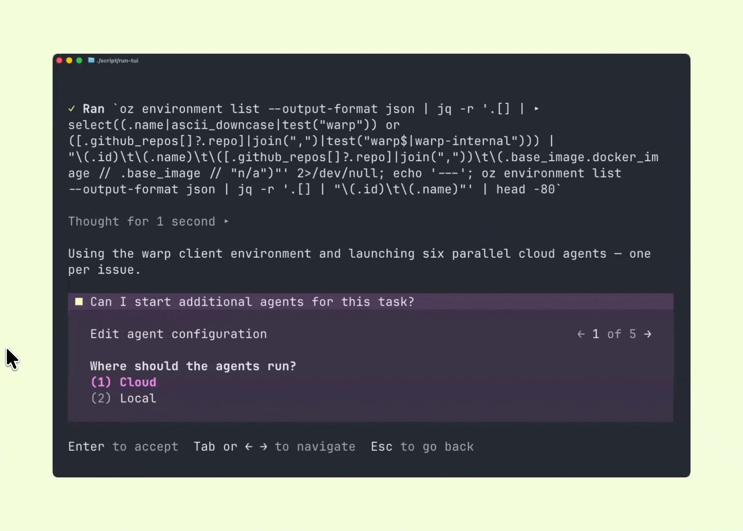 Introducing the Warp Agent CLI: a CLI coding agent that does what others can't