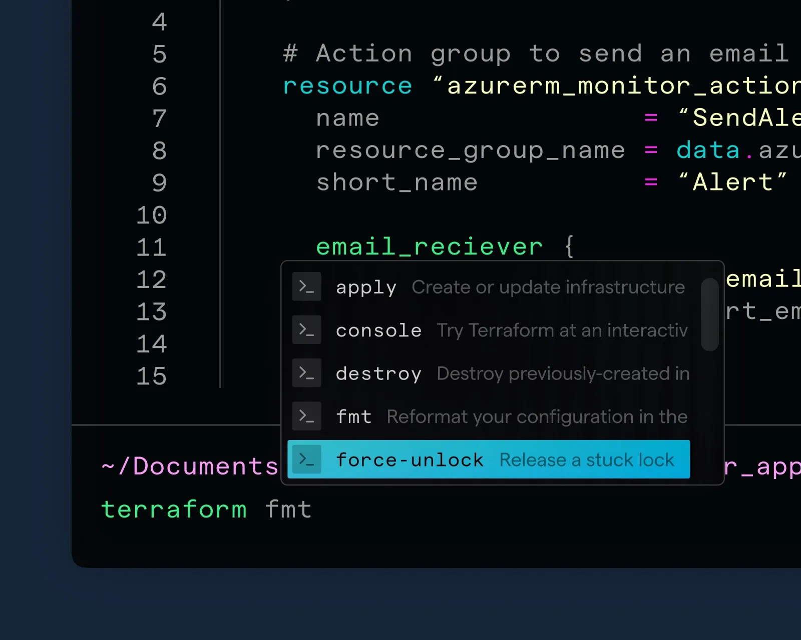 Warp - Modern UX and smart completions