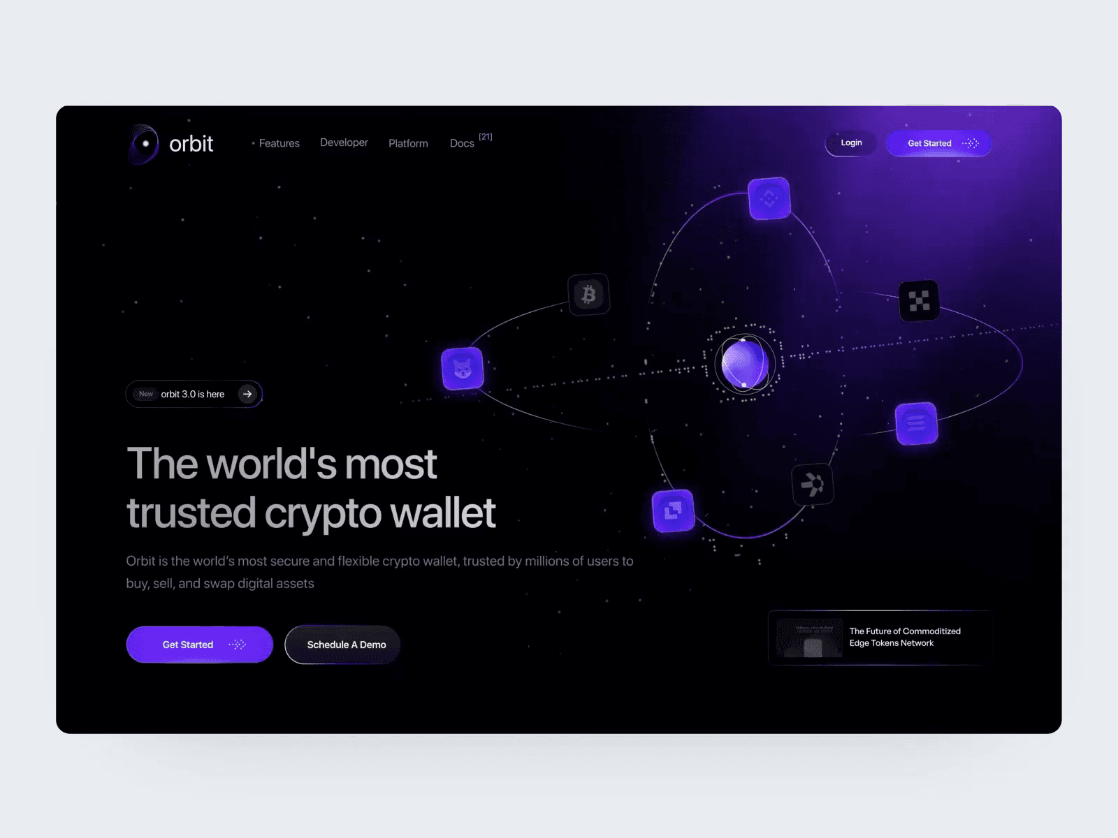 Orbit - Web3 Landing Page by Dipa Inhouse on Dribbble