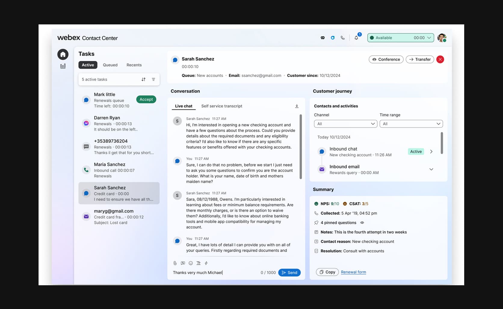 Webex Contact Center: New UI for Agents and Supervisors