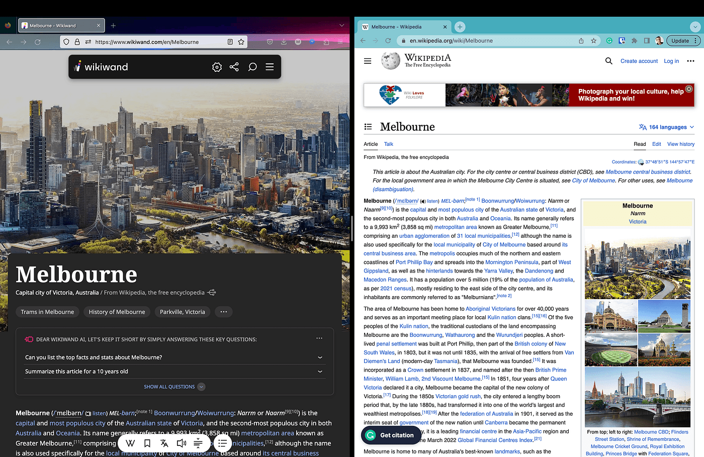Wikiwand — The Art of Making Information Beautiful