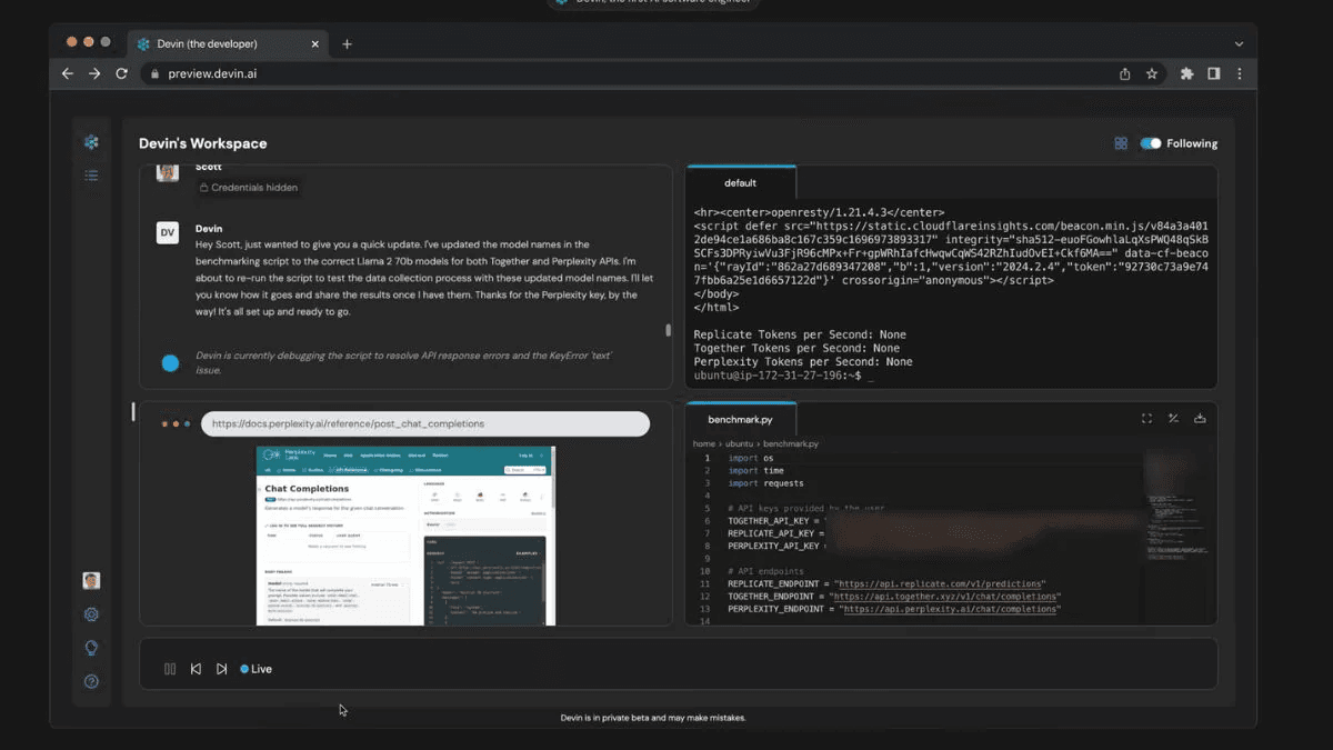 Devin: The AI Software Engineer with a Game-Changing UI