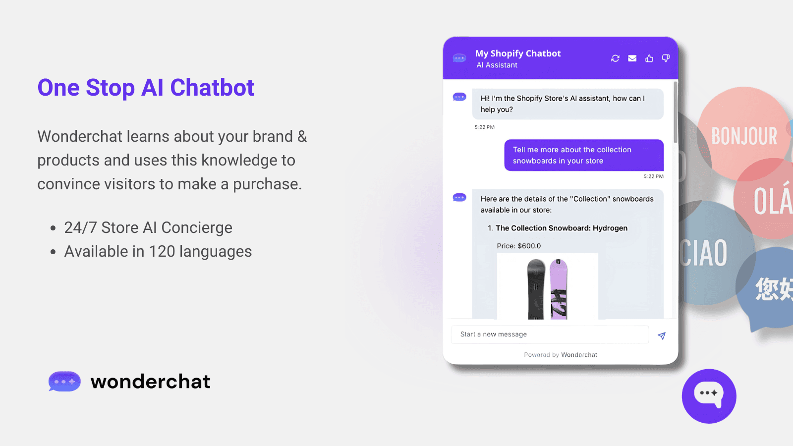 WonderChat: AI Support Chatbot - AI Chatbot and Live Chat for Customer Support