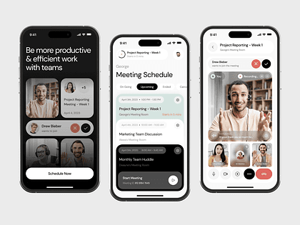 Meeting UI designs, themes, templates and downloadable graphic elements on Dribbble
