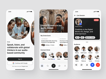 Conference App designs, themes, templates and downloadable graphic elements on Dribbble